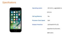 Latest Mobiles Lanched in India Apple iPhone 7 Full Phone Specifications