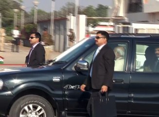 Prime Minister Narendra Modi Departure to Delhi from Ahmedabad Airport