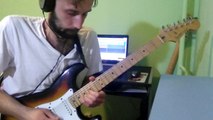 Guitar solo/improvisation in the style of fusion, pop rock