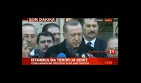 Erdoğan Beşiktaş'taki saldırılarla ilgili açıklama