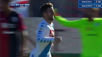 Dries Mertens Goal HD - Cagliari 0-1 Napoli
