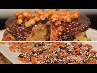 تورتة كريب بالشيكولاتة والبندق - بريتزلز بالشيكولاتة | بالهنا حلقة كاملة