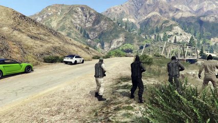 Grand Theft Auto V biker crash funny