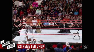 Announce table crash landings: WWE Top 10