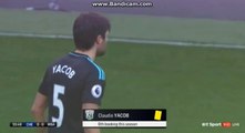 Claudio Yacob Get Yellow Carton HD - Chelsea 0 - 0 West Bromwich Albion 11.12.2016