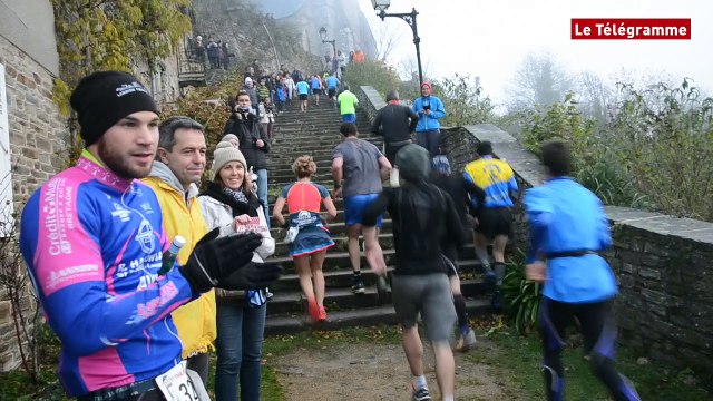 Lannion. 850 coureurs par les rues et les escaliers