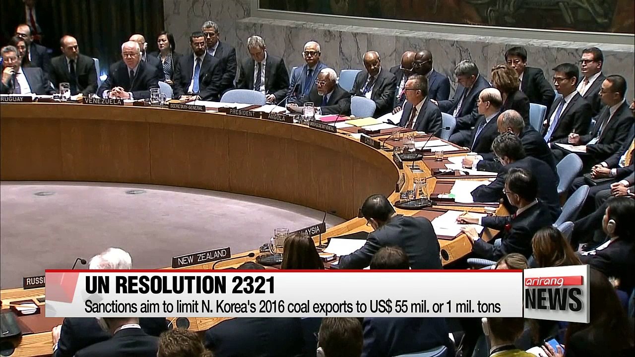 China imposes ban on N. Korean coal from Dec.11 to Dec.31 for UN resolution 2321