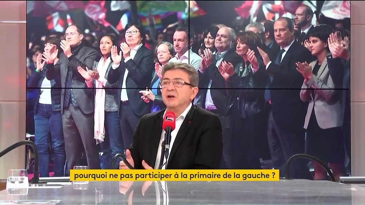 "Ce n'est pas un caprice" : Jean-Luc Mélenchon explique son refus de participer à la primaire de la gauche