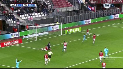 Van der Heiden GOAL (0:2) Az Alkmaar vs Feyenoord