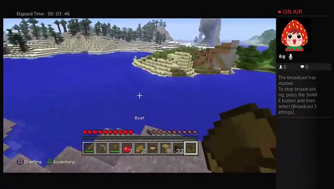 Minecraft my first live stream (5)