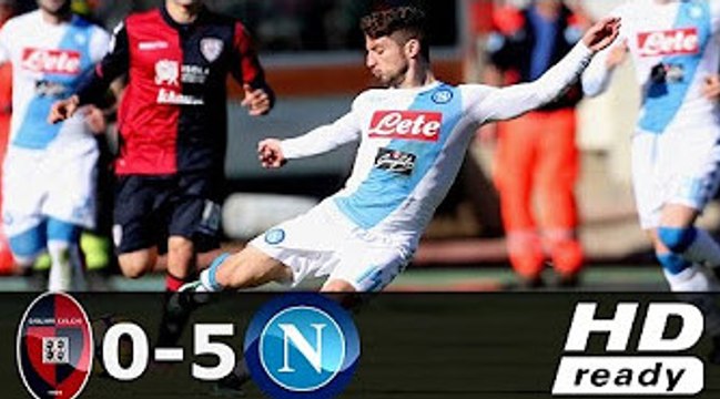 Cagliari vs Napoli 0-5 - All Goals & highlights - 11.12.2016ᴴᴰ