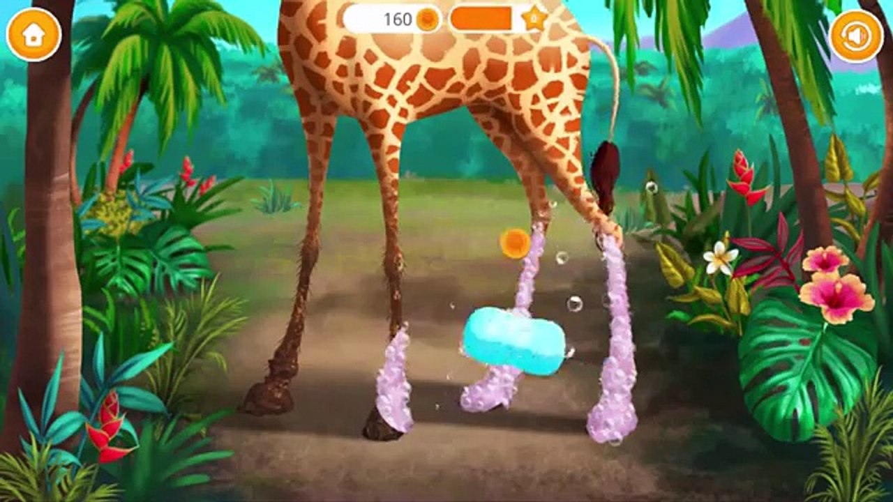 Bebé Animal De La Selva Peluquería | Los Animales Se Preocupan Juegos Para Niños O Bebés