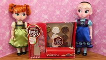 Wooden COOKIE Set FROZEN Elsa Anna Toddler Dolls Educational SLICE & BAKE Learning Toy DisneyCarToys