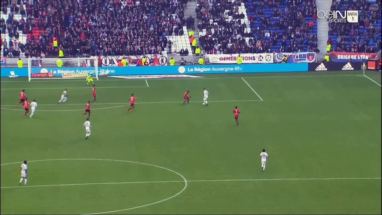 Mathieu Valbuena  Goal HD - Lyon	1-0	Rennes 11.12.2016