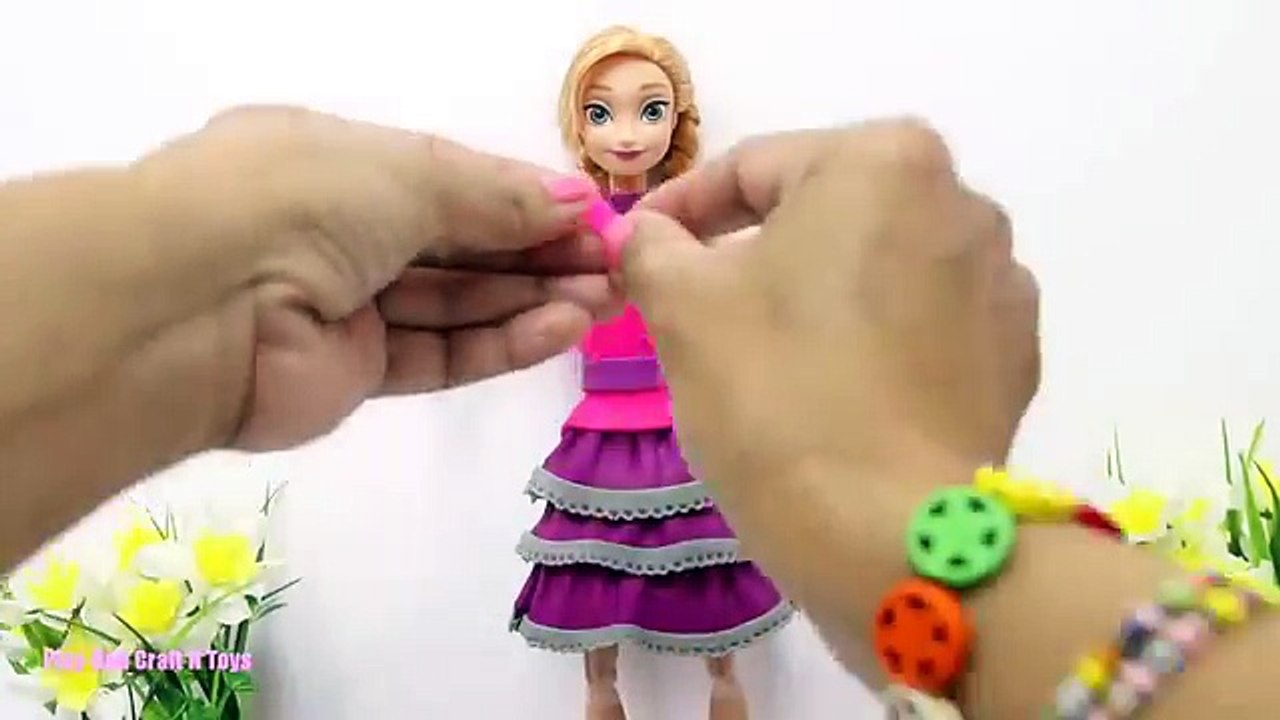 jogar doh, Disney Princesses Elsa Anna Belle Cinderella Ariel Aurora Rapunzel Prom Dresses