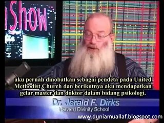 [3] DR. F. Dirks (Mantan Pendeta-Ketua Dewan Gereja AS-Master Teologi-1), Dalam Injil Tuhan Itu ESA!