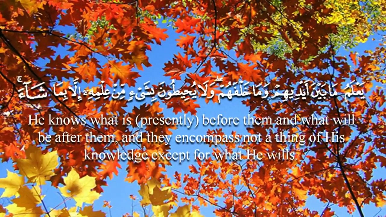 Ayat Al Kursi recited by Shaikh Nasser Al Qatami