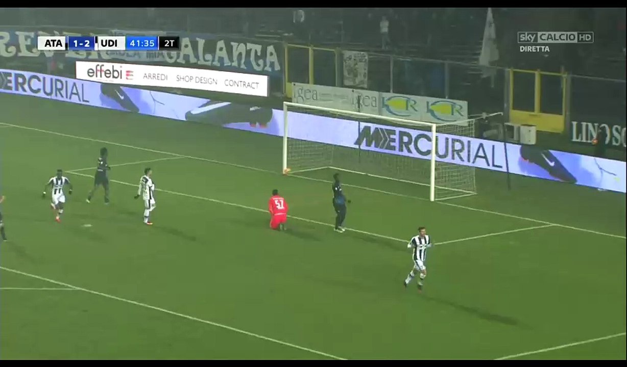Cyril Thereau Goal HD - Atalanta 1-3 Udinese  - 11.12.2016