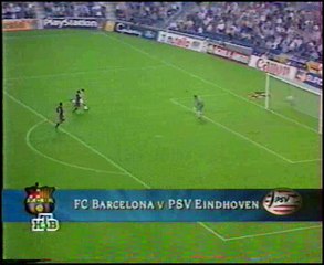 Barcelona v. PSV Eindhoven  1.10.1997 Champions League 1997/1998