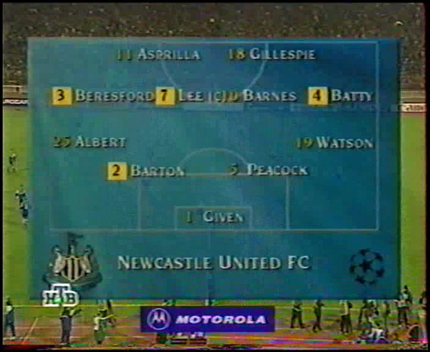 Dynamo Kyiv v. Newcastle United 1.10.1997 Champions League 1997/1998