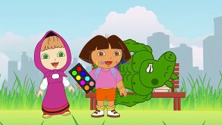 Masha And Dora vs Venom Paw Patrol Funny Story 2 Finger Family Nursery Rhymes #LoyDu