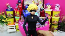 Huevo Sorpresa Gigante de Cat Noir en Español de Plastilina Play Doh