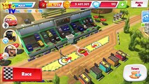 Disney Cars Sandy Dunes vs Chick Hicks, Blue Grit | Cars Fast as Lightning