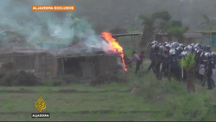 Exclusive: Bangladesh Santal tribe fighting government authorities in a land dispute