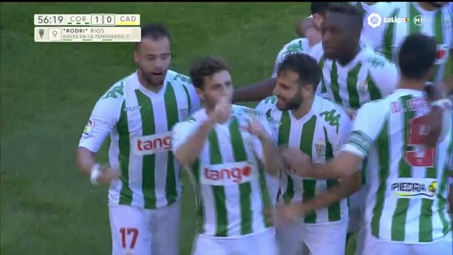 1-0 Rodri Goal Spain Segunda Division - 11.12.2016 Córdoba CF 1-0 Cádiz CF