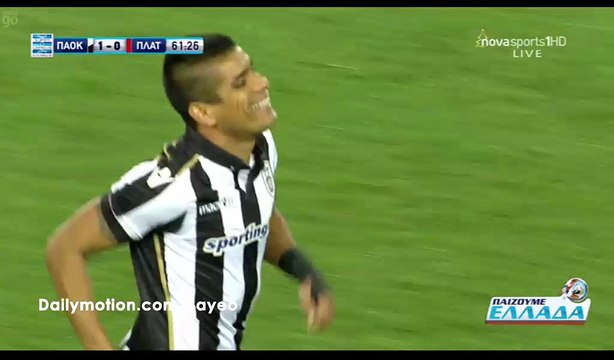 Leo Matos Goal HD - PAOK 1-0 Platanias FC - 11.12.2016