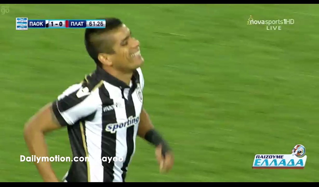Leo Matos Goal HD - PAOK 1-0 Platanias FC - 11.12.2016