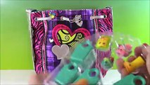 Cra-Z-Art My Look Uptown Girl Glitz Bag! Color your own Purse!Shopkins Necklace Barbie Lip Gloss!