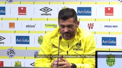 Les premiers mots de Sergio Conceiçao