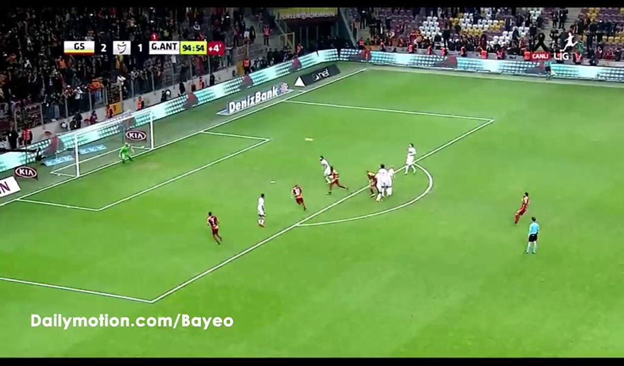 Yasin Oztekin Goal HD - Galatasaray 3-1 Gaziantepspor - 11.12.2016