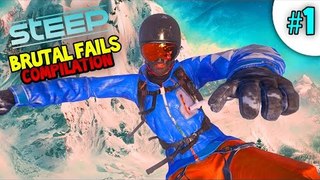 STEEP - Brutal FAILS & FUNNY MOMENTS Compilation #1 - (Steep Brutality Fails)
