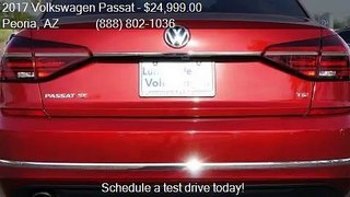 2017 Volkswagen Passat 1.8T SE 4dr Sedan w/Technology Peoria VW Serving Phoenix Glendale Buckeye AZ