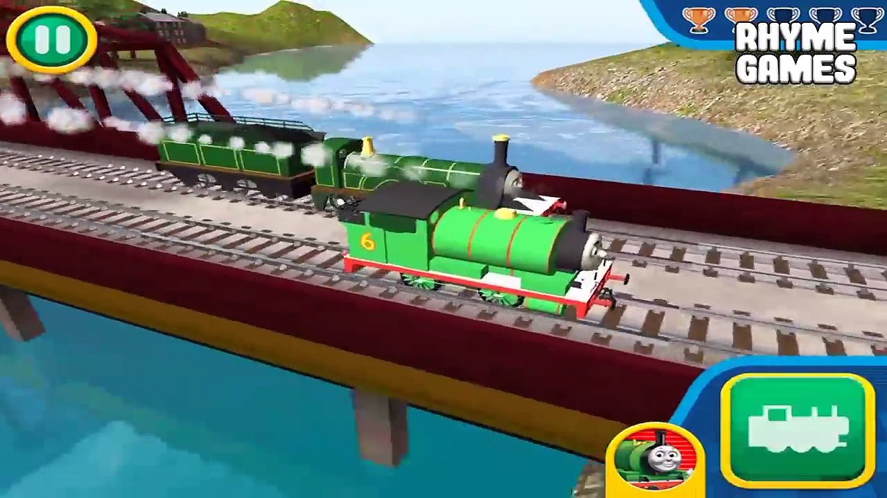 Thomas & Friends: Percy Vs Thomas, Toby, Emily, James, Diesel Daddy Finger Nursery Rhyme Compilation
