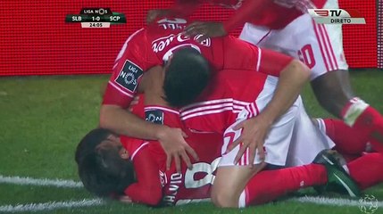 Eduardo Salvio  Goal HD - Benfica	1-0	Sporting 11.12.2016