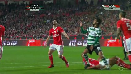 Eduardo Salvio Goal  - Benfica 1-0	Sporting 11.12.2016