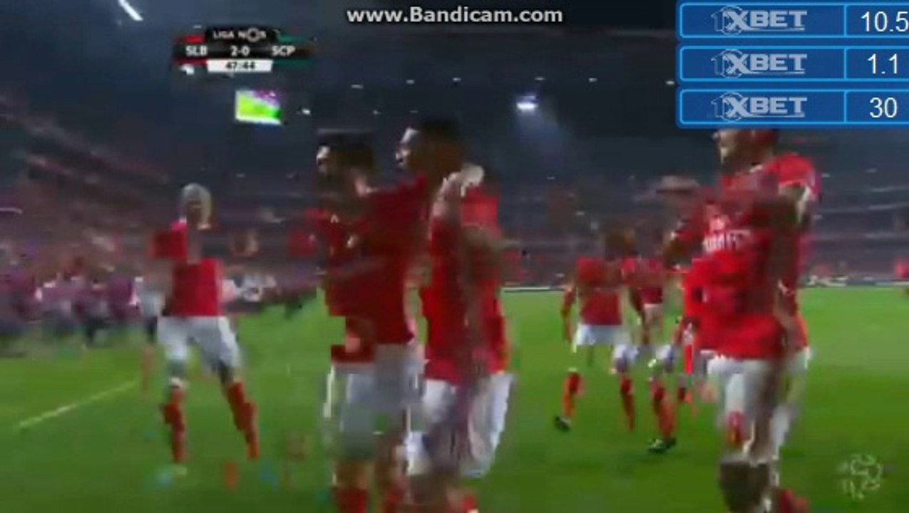 Jimenez R.- GOAL - Benfica 2 - 0 Sporting - 2016-12-11