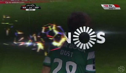 Bas Dost  Goal HD - Benfica	2-1	Sporting 11.12.2016
