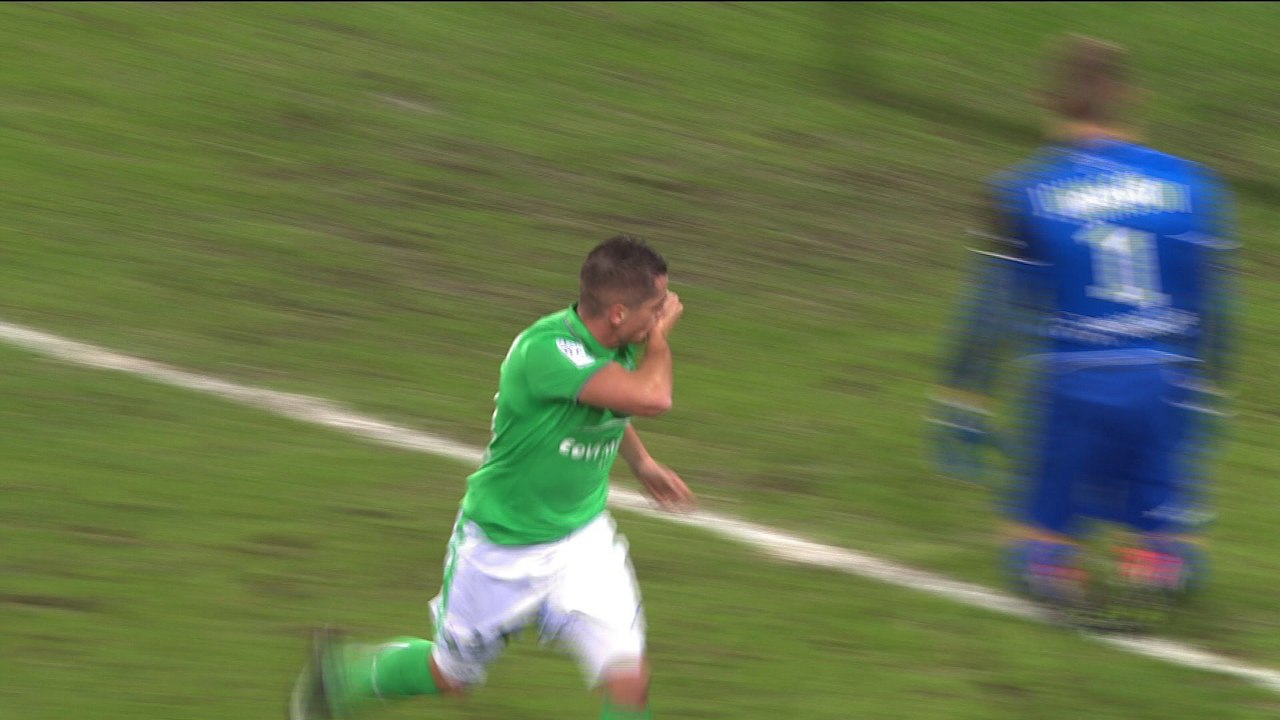 ASSE 1-0 EAG: le but de Romain Hamouma