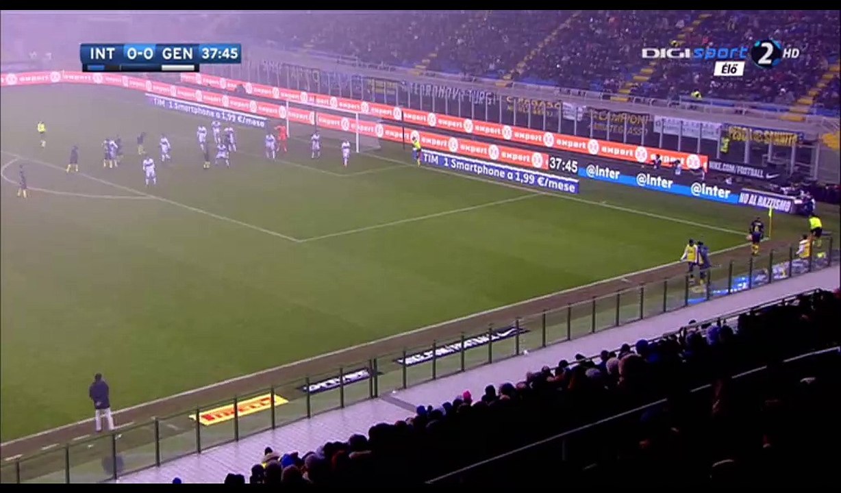 Marcelo Brozovic Goal HD - Inter 1-0 Genoa - 11.12.2016