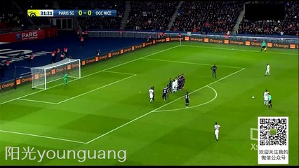 But de Wylan Cyprien - PSG VS Nice (0-1)