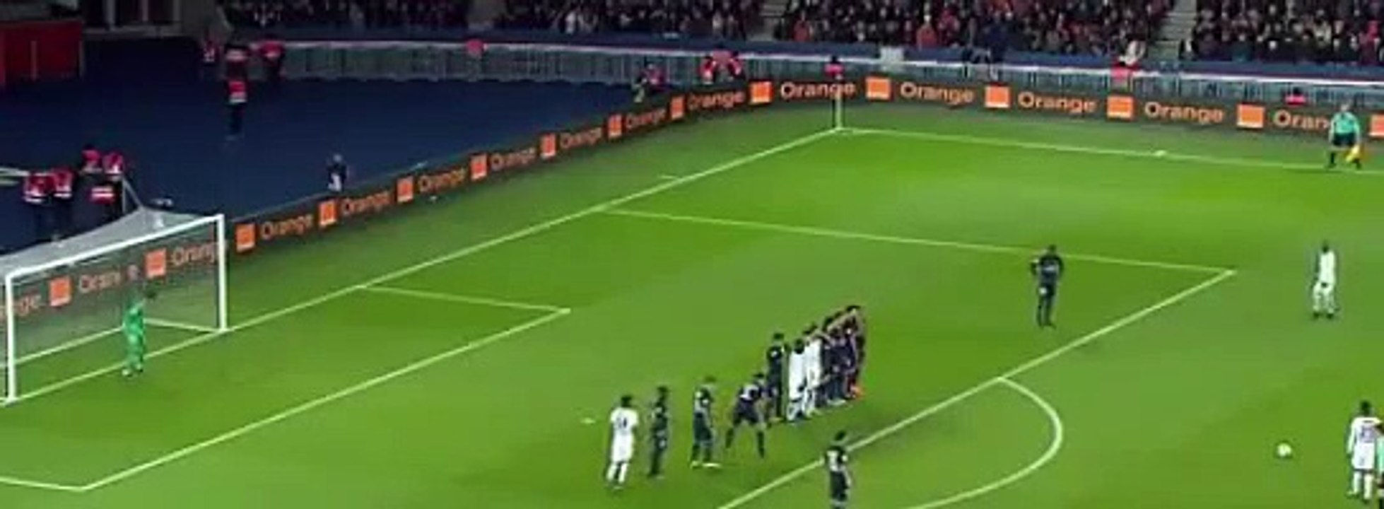 Wylan Cyprien Goal - PSG vs OGC Nice 0-2, Ligue 1, 11 Dec 2016