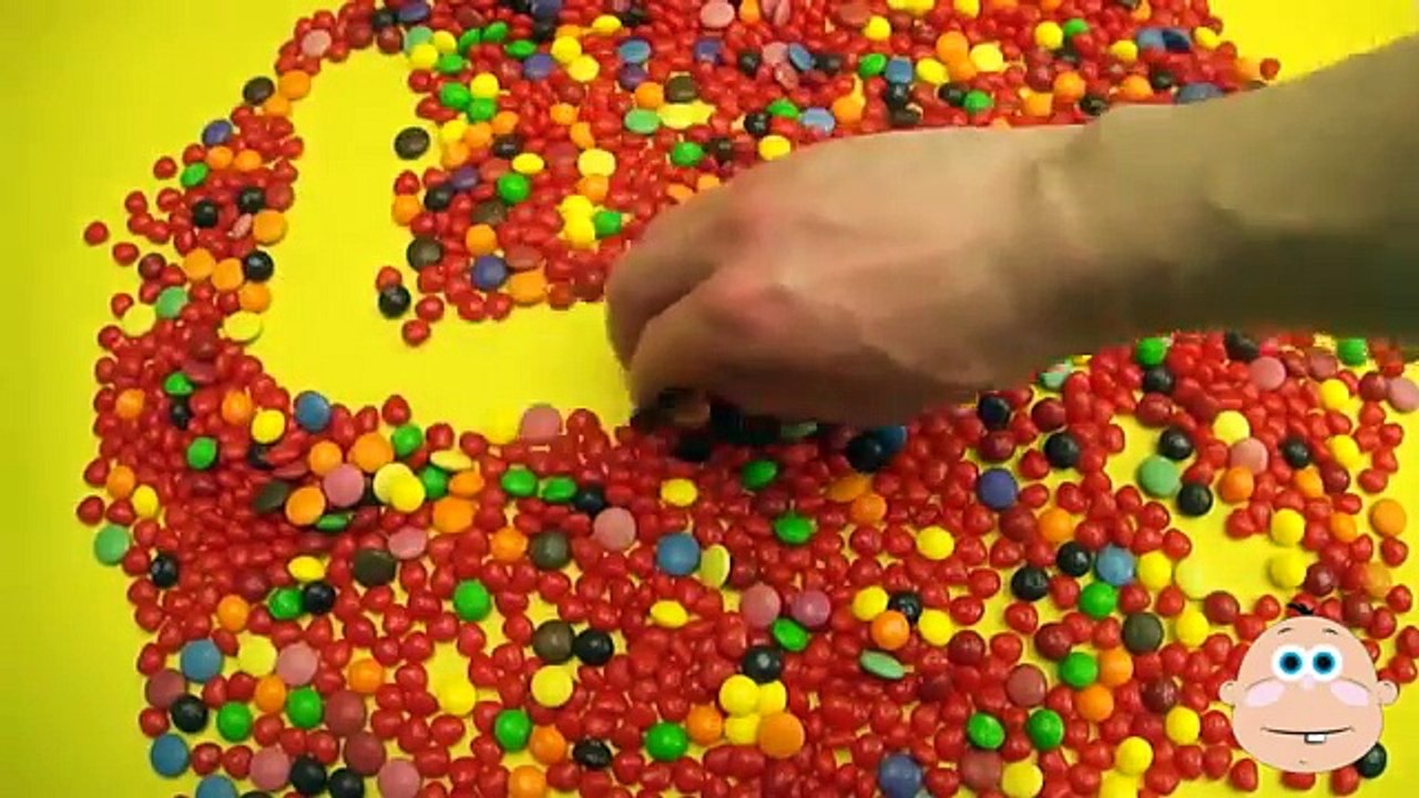 Learn To Count 1 to 100 with Candy Numbers! Surprise Eggs with Smarties Skittles and Candy Hearts