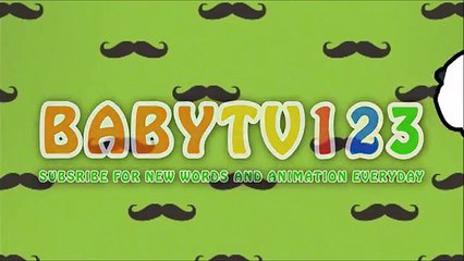 Shapes and Cars Vocabularies Animation for Teaching Babies New English Words