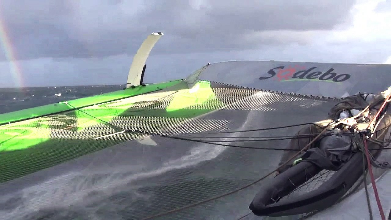 Tour du Monde Sodebo J+35 - La 13ème vidéo du bord après 4 jours d'Atlantique Sud