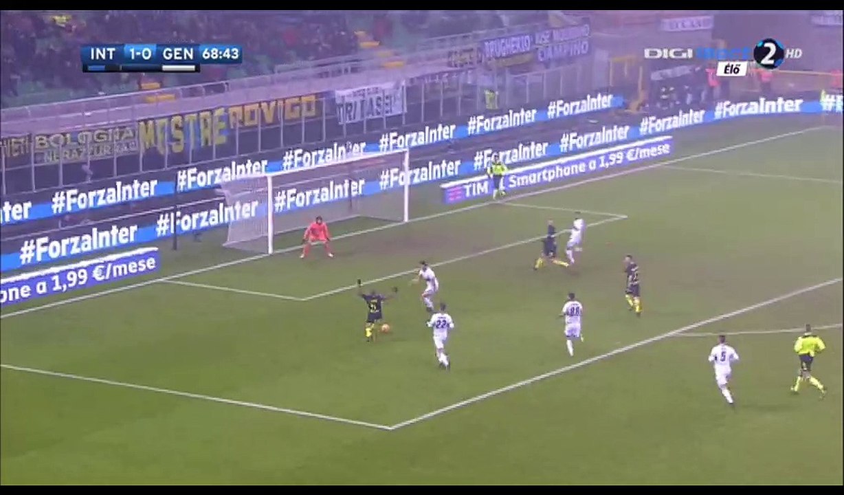 Marcelo Brozovic Goal HD - Inter 2-0 Genoa - 11.12.2016