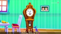 Hickory Dickory Dock Nursery Rhyme With Lyrics Cartoon Animation Rhymes & Songs for Children